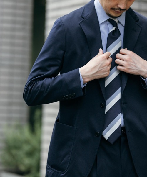 URBAN RESEARCH DOORS（アーバンリサーチドアーズ）の「LIFE STYLE TAILOR　モクロディアクティブジャケット（スーツジャケット・メンズ・ブラック/ネイビー・44/46/48/50）」の10枚目の写真