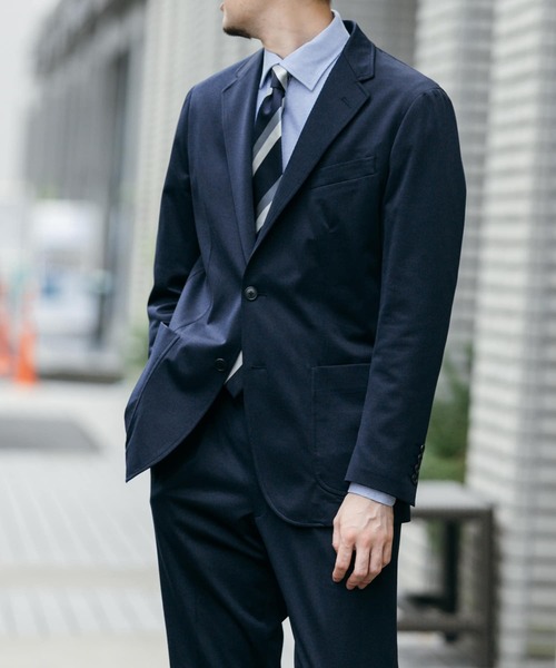 URBAN RESEARCH DOORS（アーバンリサーチドアーズ）の「LIFE STYLE TAILOR　モクロディアクティブジャケット（スーツジャケット・メンズ・ブラック/ネイビー・44/46/48/50）」の11枚目の写真
