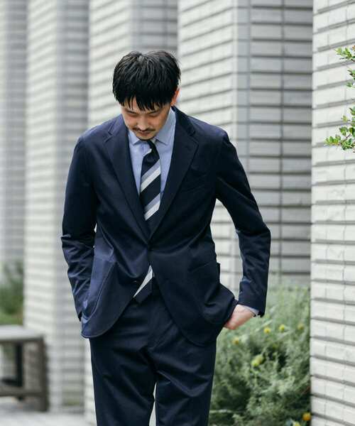 URBAN RESEARCH DOORS（アーバンリサーチドアーズ）の「LIFE STYLE TAILOR　モクロディアクティブジャケット（スーツジャケット・メンズ・ブラック/ネイビー・44/46/48/50）」の12枚目の写真