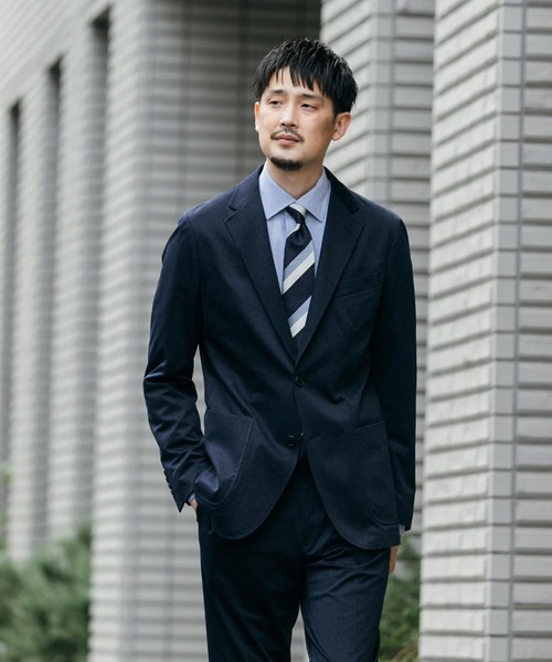 URBAN RESEARCH DOORS（アーバンリサーチドアーズ）の「LIFE STYLE TAILOR　モクロディアクティブジャケット（スーツジャケット・メンズ・ブラック/ネイビー・44/46/48/50）」の13枚目の写真