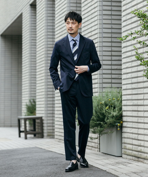 URBAN RESEARCH DOORS（アーバンリサーチドアーズ）の「LIFE STYLE TAILOR　モクロディアクティブジャケット（スーツジャケット・メンズ・ブラック/ネイビー・44/46/48/50）」の14枚目の写真
