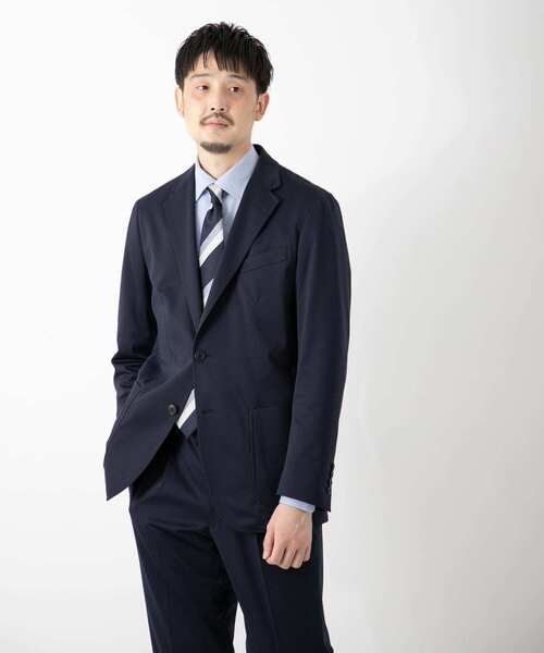 URBAN RESEARCH DOORS（アーバンリサーチドアーズ）の「LIFE STYLE TAILOR　モクロディアクティブジャケット（スーツジャケット・メンズ・ブラック/ネイビー・44/46/48/50）」の16枚目の写真