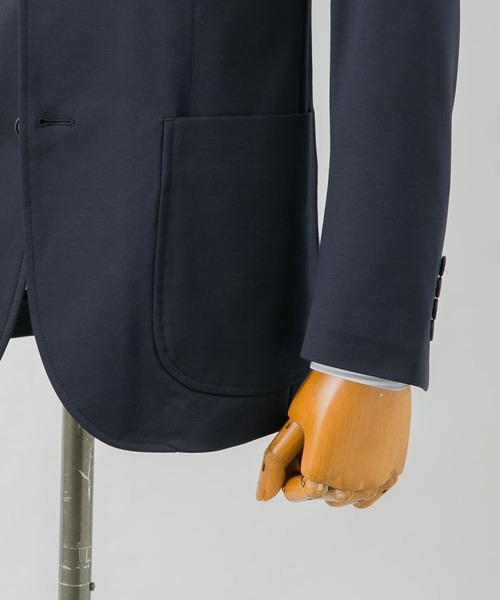 URBAN RESEARCH DOORS（アーバンリサーチドアーズ）の「LIFE STYLE TAILOR　モクロディアクティブジャケット（スーツジャケット・メンズ・ブラック/ネイビー・44/46/48/50）」の21枚目の写真