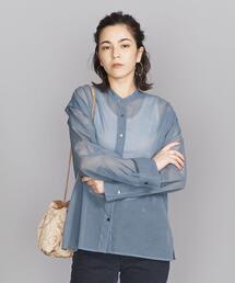 BEAUTY&YOUTH UNITED ARROWS | BY コットンオーガンジータックショルダー シャツ(シャツ/ブラウス)