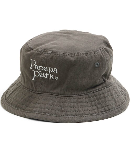 PAPAPAPARK（パパパパーク）の「バケットハット_UVカット_抗菌防臭加工（ハット・キッズ・ホワイト/ベージュ/チャコール・50/52/54/56/58）」の3枚目の写真