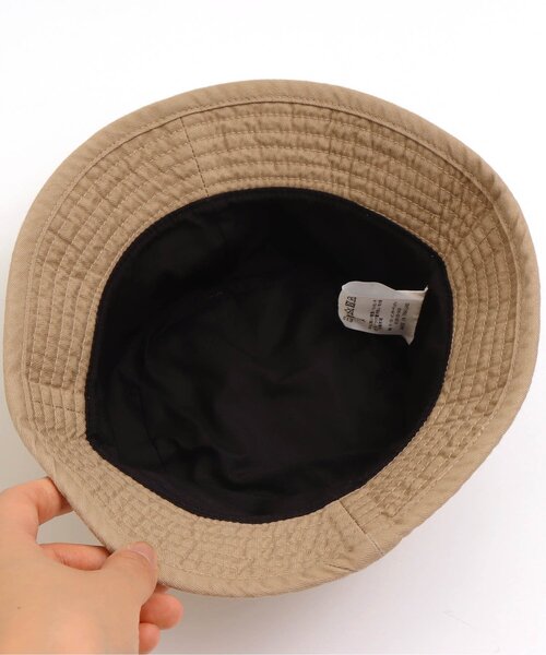 PAPAPAPARK（パパパパーク）の「バケットハット_UVカット_抗菌防臭加工（ハット・キッズ・ホワイト/ベージュ/チャコール・50/52/54/56/58）」の10枚目の写真