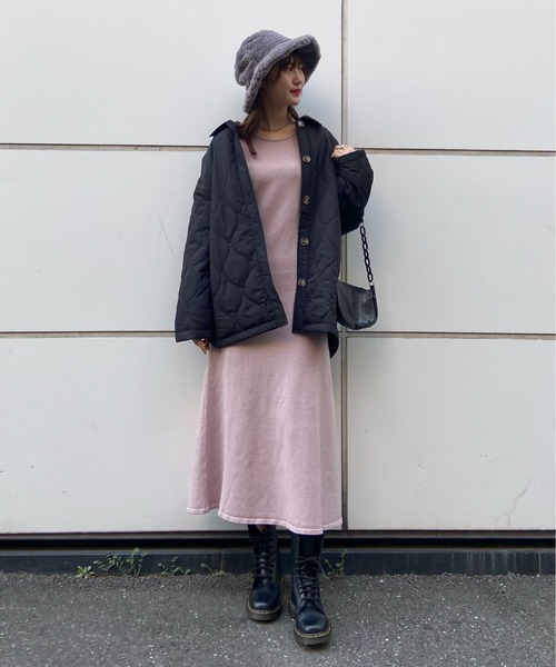 EPIMI E'PIMMY（エピミエピミー）の「キルティングCPOブルゾン（ブルゾン・レディース・ブラック/オフホワイト/ダークグリーン・MEDIUM）」の10枚目の写真