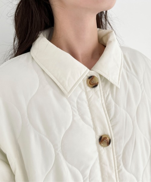 EPIMI E'PIMMY（エピミエピミー）の「キルティングCPOブルゾン（ブルゾン・レディース・ブラック/オフホワイト/ダークグリーン・MEDIUM）」の14枚目の写真