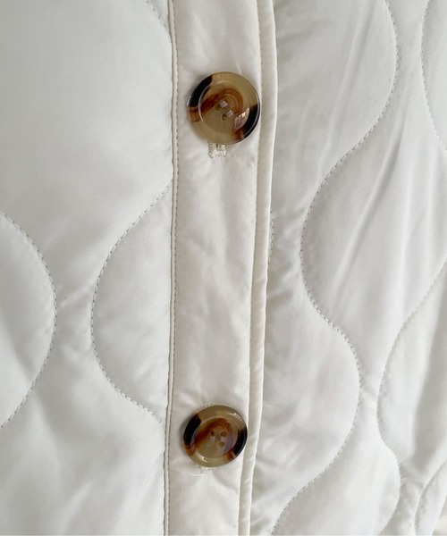 EPIMI E'PIMMY（エピミエピミー）の「キルティングCPOブルゾン（ブルゾン・レディース・ブラック/オフホワイト/ダークグリーン・MEDIUM）」の16枚目の写真