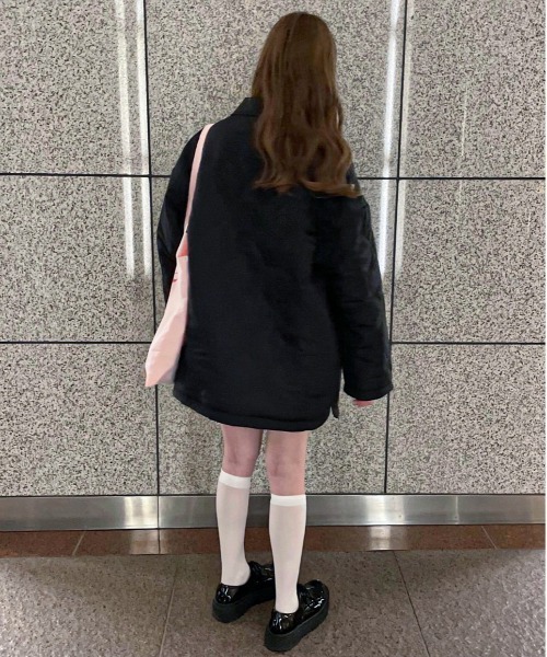 EPIMI E'PIMMY（エピミエピミー）の「キルティングCPOブルゾン（ブルゾン・レディース・ブラック/オフホワイト/ダークグリーン・MEDIUM）」の18枚目の写真