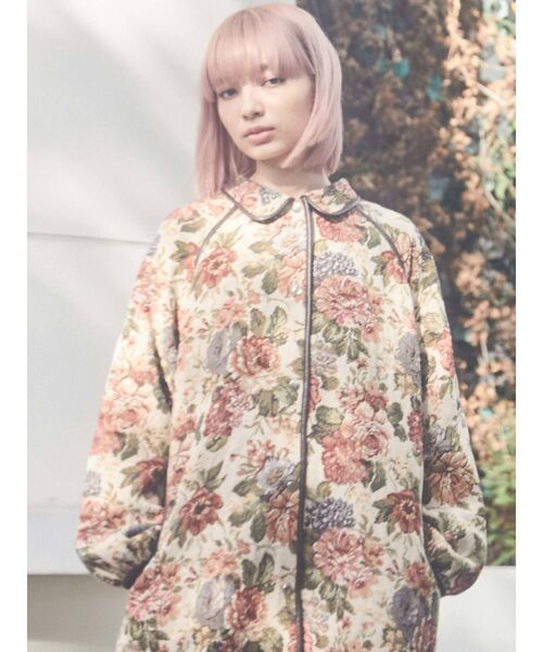 merry jenny（メリージェニー）の「ジャガードAラインコート（その他アウター・レディース・グリーン/ブラウン・FREE）」の21枚目の写真