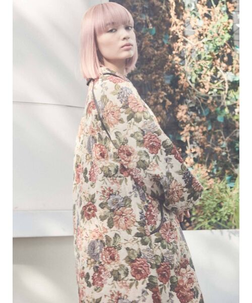 merry jenny（メリージェニー）の「ジャガードAラインコート（その他アウター・レディース・グリーン/ブラウン・FREE）」の16枚目の写真