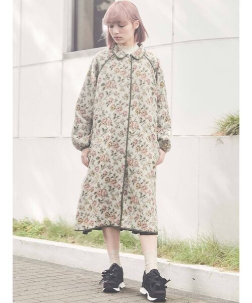 merry jenny（メリージェニー）の「ジャガードAラインコート（その他アウター・レディース・グリーン/ブラウン・FREE）」の20枚目の写真