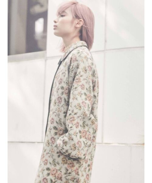 merry jenny（メリージェニー）の「ジャガードAラインコート（その他アウター・レディース・グリーン/ブラウン・FREE）」の15枚目の写真