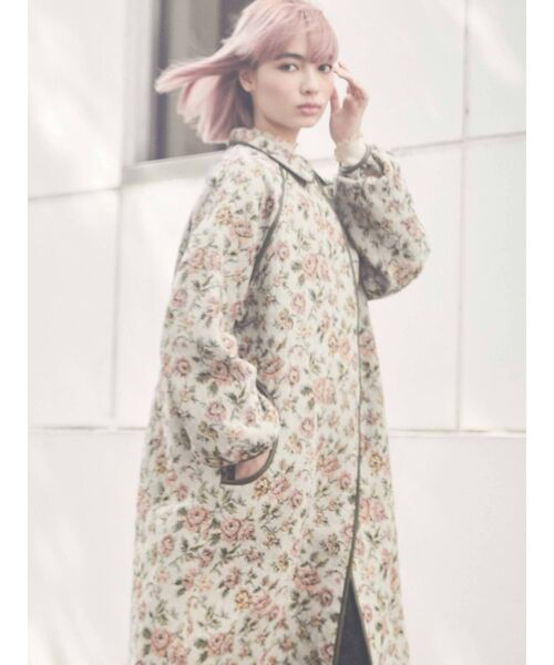 merry jenny（メリージェニー）の「ジャガードAラインコート（その他アウター・レディース・グリーン/ブラウン・FREE）」の22枚目の写真