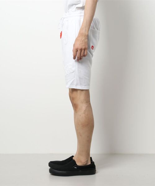 CERCA(チェルカ)の「RM/総サガラ刺繍裏毛ショーツ(その他パンツ・メンズ・グレー/ホワイト・MEDIUM/LARGE)」の6枚目の写真