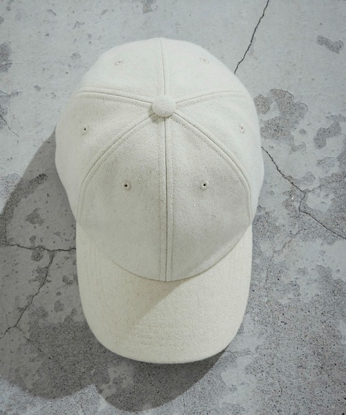 COMME CA ISM（コムサイズム）の「メルトンキャップ（キャップ・レディース・オフホワイト/ブラック・FREE）」の12枚目の写真