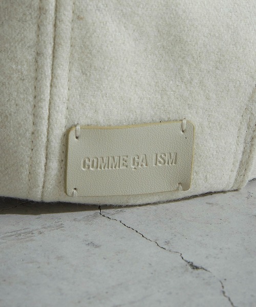 COMME CA ISM（コムサイズム）の「メルトンキャップ（キャップ・レディース・オフホワイト/ブラック・FREE）」の10枚目の写真