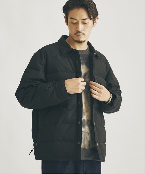 JOURNAL STANDARD（ジャーナルスタンダード）の「◆【LASKA SLIM / ラスカ】ダウンシャツ（ダウンジャケット/コート・メンズ・ブラック/グリーン/ベージュ/パープル/ナチュラル・LARGE/MEDIUM/SMALL）」の2枚目の写真