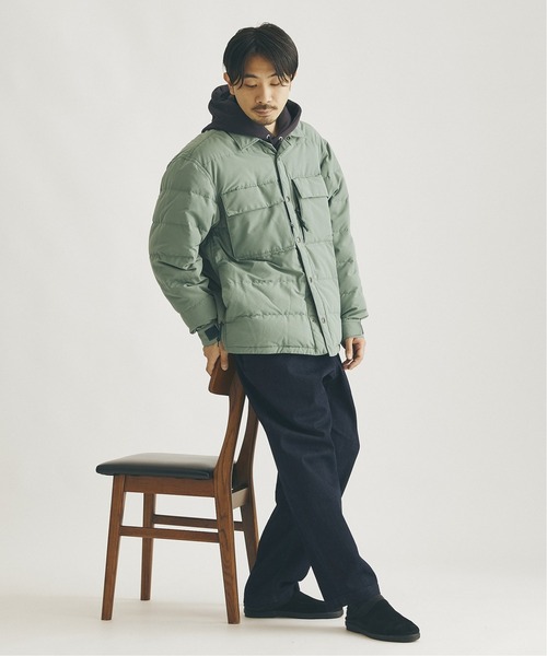 JOURNAL STANDARD（ジャーナルスタンダード）の「◆【LASKA SLIM / ラスカ】ダウンシャツ（ダウンジャケット/コート・メンズ・ブラック/グリーン/ベージュ/パープル/ナチュラル・LARGE/MEDIUM/SMALL）」の12枚目の写真