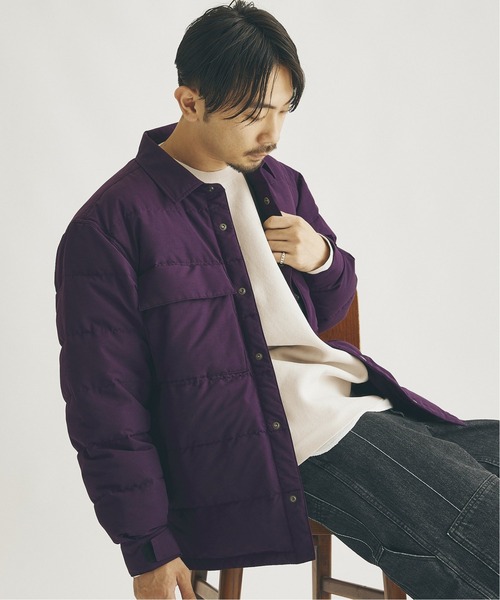 JOURNAL STANDARD（ジャーナルスタンダード）の「◆【LASKA SLIM / ラスカ】ダウンシャツ（ダウンジャケット/コート・メンズ・ブラック/グリーン/ベージュ/パープル/ナチュラル・LARGE/MEDIUM/SMALL）」の19枚目の写真