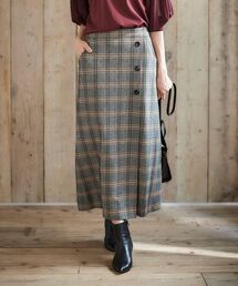 le.coeur blanc（ルクールブラン）の「ヘリンボンチェックスカート（スカート）」