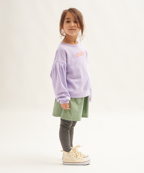 RUGGEDWORKS（ラゲッドワークス）の「衿プリントドッロプショルダートレーナー（スウェット・キッズ・ライトグリーン/パープル・140/130/90/110/120/150/100）」の15枚目の写真