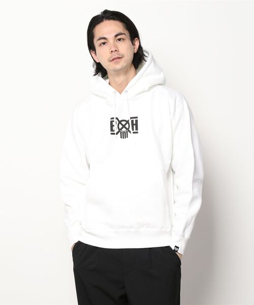 BOUNTY HUNTER(バウンティーハンター)の「BxH LOGO HEAVY WEIGHT Pullover Pk(パーカー・メンズ・ホワイト/ブラック/グレー・MEDIUM/LARGE/X-LARGE)」の12枚目の写真