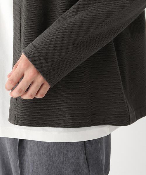 OPAQUE.CLIP(オペークドットクリップ)の「◆鹿の子ボタンレスカーデ(カーディガン/ボレロ・メンズ・アイボリー/ネイビー/グレー・02/03/04)」の15枚目の写真