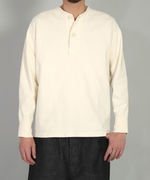 OMNIGOD | [OMNIGOD mens / オムニゴッド] 8/天竺 ミリタリーヘンリーネックチューブトレーナー(Tシャツ/カットソー)