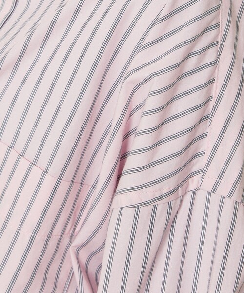 FREAK'S STORE（フリークスストア）の「マルチストライプビッグシャツ（シャツ/ブラウス・レディース・ピンク/イエロー/ブルー/グリーン・ﾌﾘ-）」の16枚目の写真