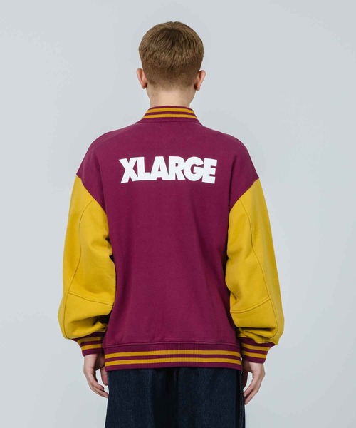 XLARGE（エクストララージ）の「SWEAT VARSITY JACKET（スタジャン・メンズ・バーガンディー/ブラック/ネイビー・L/S/M/XL）」の17枚目の写真