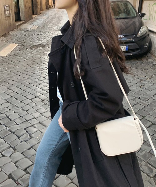 Doula Doula（ドゥーラドゥーラ）の「BIGシルエット トレンチコート（トレンチコート・レディース・ブラック/ベージュ・M/L）」の22枚目の写真