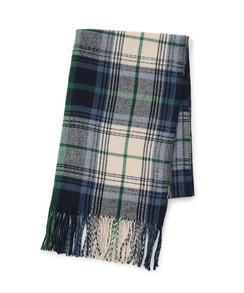 DRESKIP（ドレスキップ）の「◆へリンボンチェックストール（ストール/ショール・レディース・レッド系3/アイボリー系1/ネイビー系1・00）」の3枚目の写真