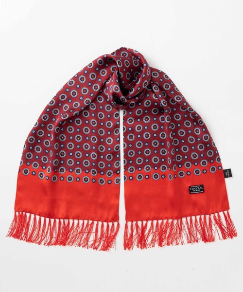 セール】老舗英国ブランド 100% ピュアシルクスカーフ（バンダナ