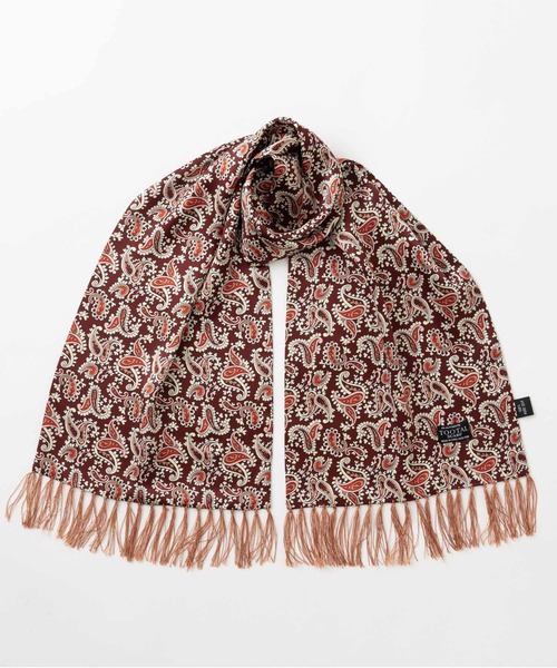 オールドジョー　シルクスカーフ 老舗英国ブランド 100% ピュアシルクスカーフ（バンダナ/スカーフ