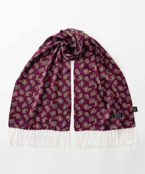 セール】老舗英国ブランド 100% ピュアシルクスカーフ（バンダナ