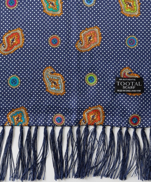 【セール】老舗英国ブランド 100% ピュアシルクスカーフ(バンダナ/スカーフ)|Tootal(トゥータル) 【セール】老舗英国ブランド 100% ピュアシルクスカーフ(バンダナ/スカーフ)|Tootal(トゥータル)