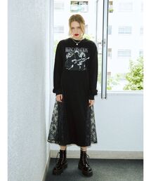 jouetie（ジュエティ）の「レースドッキングロンTワンピース（ワンピース）」