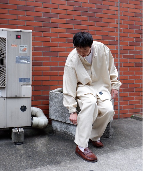 MANASTASH(マナスタッシュ)の「MANASTASH×GILET / マナスタッシュ×ジレ MS BD BIG SHIRTS マナスタッシュBDビッグシャツ(シャツ/ブラウス・メンズ・ナチュラル・MEDIUM)」の6枚目の写真