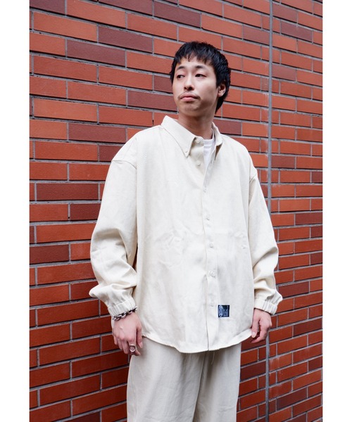 MANASTASH(マナスタッシュ)の「MANASTASH×GILET / マナスタッシュ×ジレ MS BD BIG SHIRTS マナスタッシュBDビッグシャツ(シャツ/ブラウス・メンズ・ナチュラル・MEDIUM)」の11枚目の写真