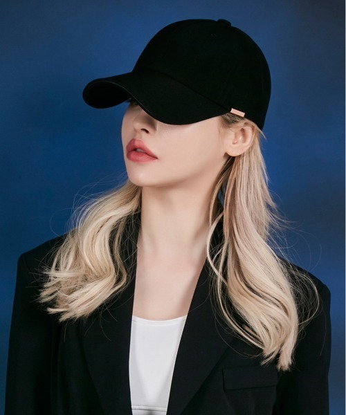キャップ VARZAR [Bajal] Rose gold double link overfit ball cap navy Amazon | [VARZAR] Rose gold double link over fit ball cap