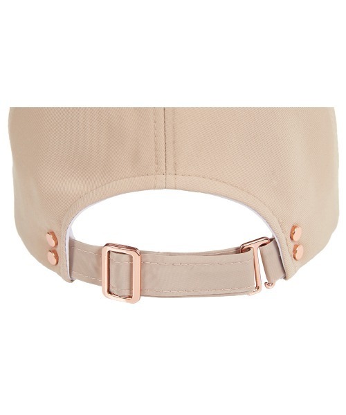 ★VARZAR★ Rose gold double link overfit ball cap beige Rose Gold Double Link Over fit Ball Cap Beige at Amazon