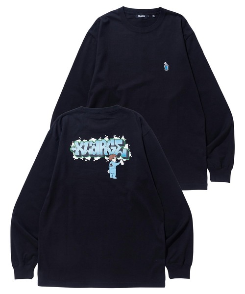 XLARGE（エクストララージ）の「BUFF L/S TEE（Tシャツ/カットソー・メンズ・ホワイト/ブラック/グリーン・S/M/L/XL）」の11枚目の写真