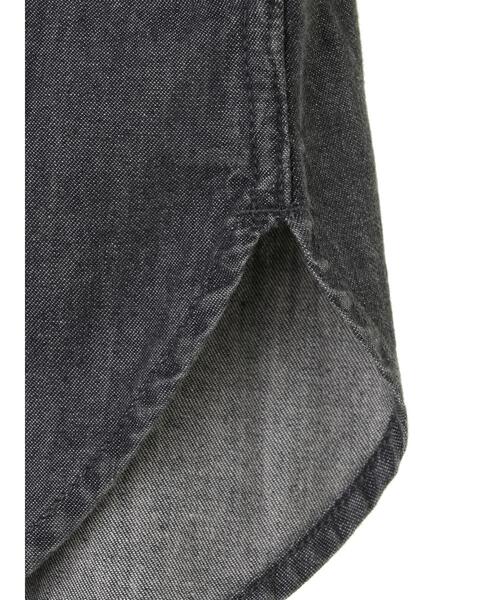 AMERICAN HOLIC(アメリカンホリック)の「グレーデニムシャツ(シャツ/ブラウス・レディース・グレー・L/M)」の5枚目の写真