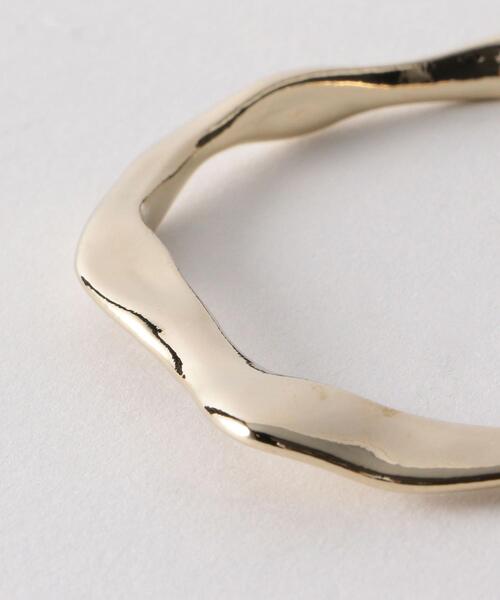 BEAUTY&YOUTH UNITED ARROWS（ビューティーアンドユースユナイテッドアローズ）の「BY メタルフリル バングル（バングル/リストバンド・レディース・シルバー/ゴールド・FREE）」の4枚目の写真