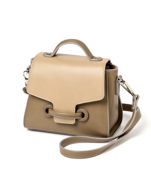 Andemiu(アンデミュウ)の「フロントベルトショルダーバッグ236264(ショルダーバッグ・レディース・ブラック/その他/ベージュ・FREE)」の19枚目の写真