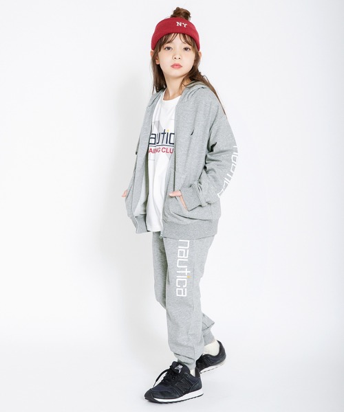 NAUTICA(ノーティカ)の「【NAUTICA/ノーティカ】ミニ裏毛ロングパンツ(その他パンツ・キッズ・ネイビー/杢グレー・140/150/130/120)」の3枚目の写真