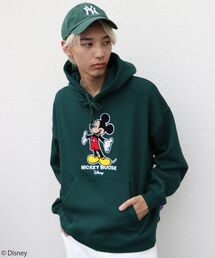 Disney（ディズニー）の「Sequence / DISNEY MICKEY / ディズニー ミッキー / CHENILLE PK / サガラ刺繍 パーカー（パーカー・メンズ）」