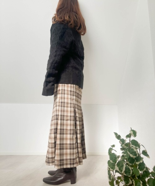 Anytime Songs（エニータイムソングス）の「ケーブル編みニット　ショールカーディガン（カーディガン/ボレロ・メンズ・オフホワイト/ブラック/グレイッシュベージュ・MEDIUM/X-LARGE/LARGE）」の18枚目の写真